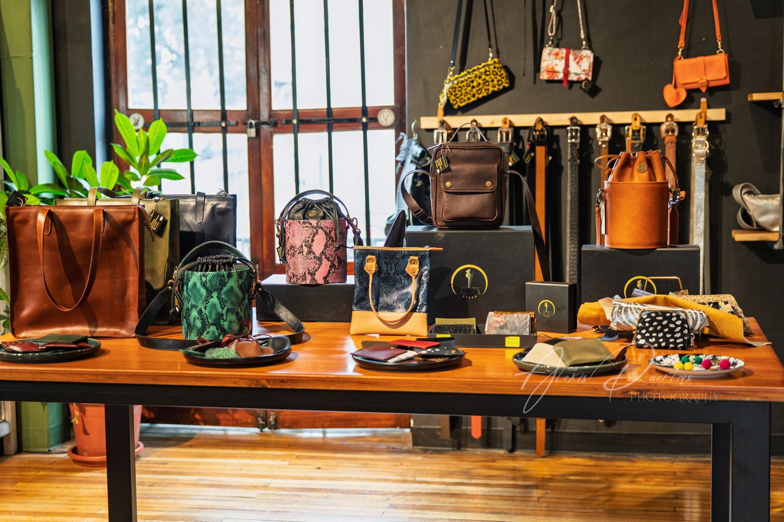 Auka Style atelier collection display